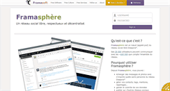 Desktop Screenshot of framasphere.org